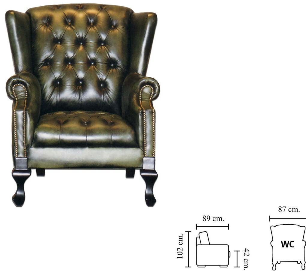 furniture-nabytek.cz - Kreslo Chesterfield
