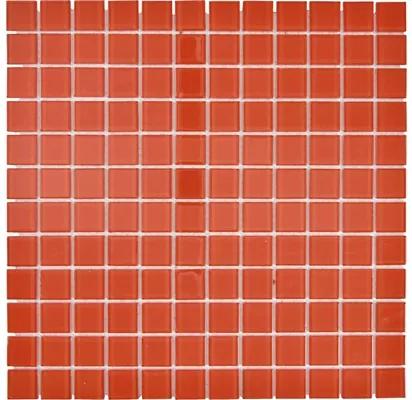 Sklenená mozaika CM4SE60 Crystal uni červená 30x30 cm