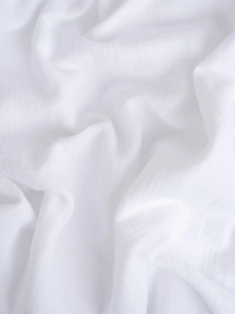 Mušelínová obliečka na vankúš 50 × 70 cm – Alexia biele