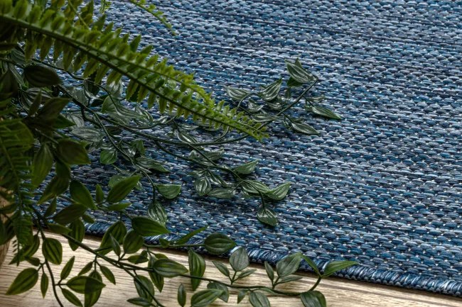 Koberec SIZAL SION A5165A modrý kruh