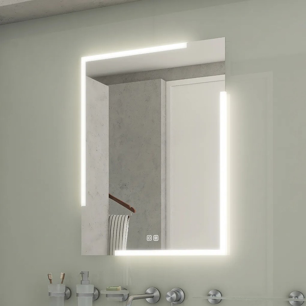 Nimco LED zrkadlo 600x800 s dvoma dotykovými senzormi - ZP 14002VX