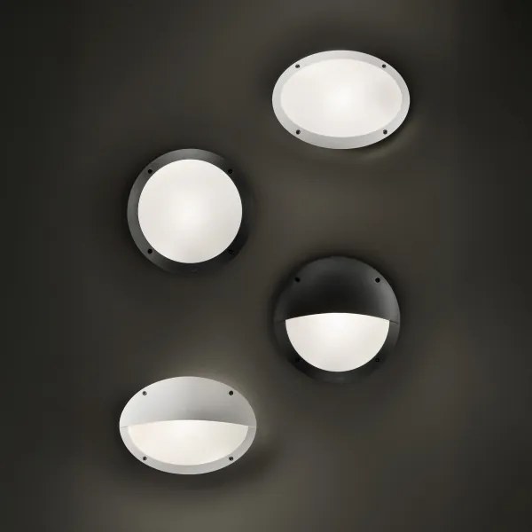Ideal Lux - Vonkajšie nástenné svietidlo LUCIA 1xE27/23W/230V IP66 čierna