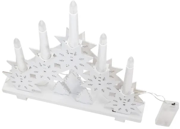 Vianočná dekorácia LED svietnik 371720