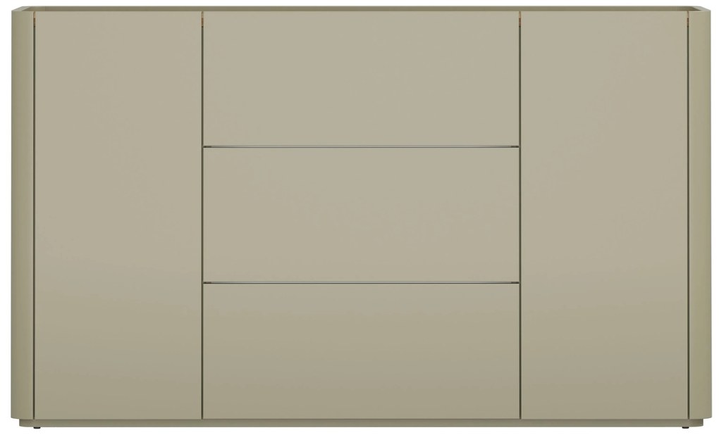 Komoda Elivo 150 cm so zásuvkami - eukalyptus / dub baltic dune