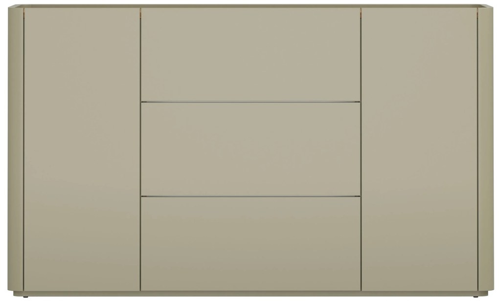 Komoda so zásuvkami Elivo 150 cm - eukalyptus / dub baltic dune