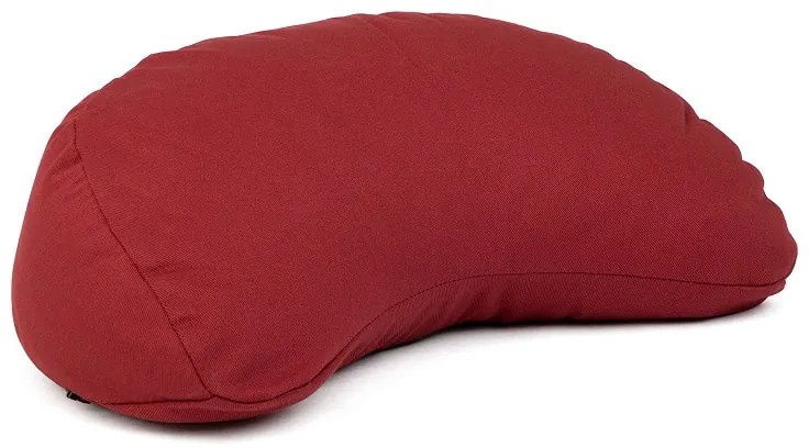 Bodhi Yoga cestovný meditačný vankúš YOGI MOON Mini ECO plnený pohánkou 33 x 13 x 17 cm Farba: Bordová