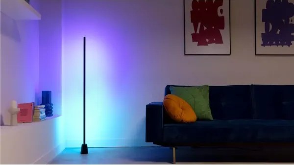 WiZ -LED RGBIC Stmievateľná stojacia lampa GRADIENT LED/9,7W/230V 2700-6500K Wi-Fi