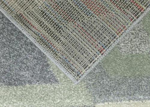 Koberce Breno Kusový koberec PORTLAND 1505/RT4H, zelená, viacfarebná,133 x 190 cm