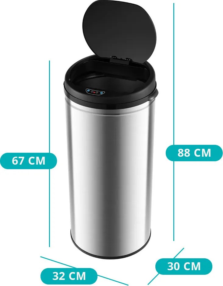 Senzorový odpadkový kôš 30L