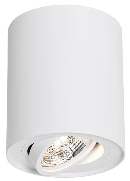 Moderné stropné bodové svetlo biele otočné a sklápateľné AR70 - Rondoo Up
