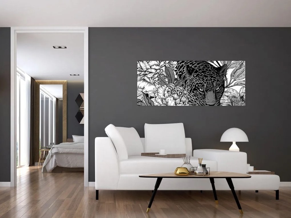 Obraz - Exotická záhrada (120x50 cm)