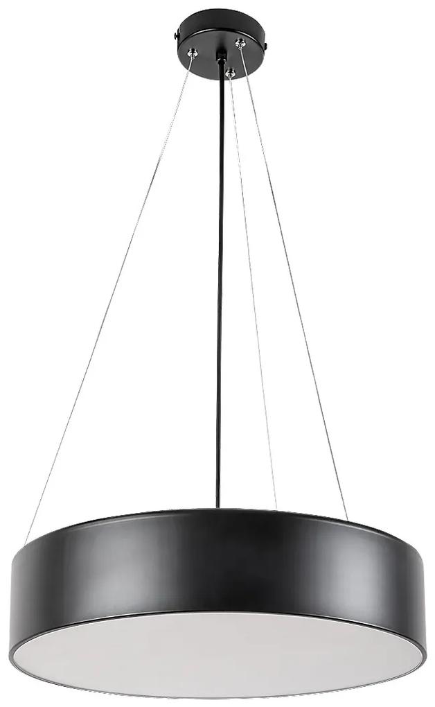 RABALUX Závesné moderné osvetlenie RENATA, 3xE27, 10W, 45cm, okrúhle, čierne