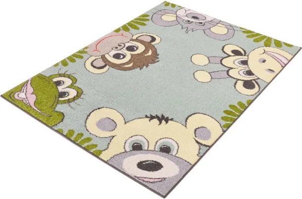 Detský koberec Funky Top Tig mätový