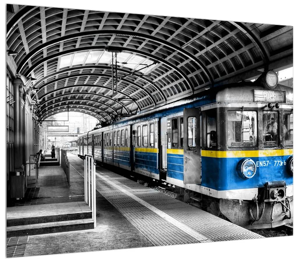 Obraz historického vlaku (70x50 cm)