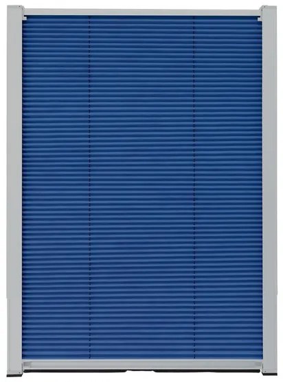 Livarno home Tepelnoizolačná plisovaná žalúzia na strešné okná Velux, 49,3 x 94 – 116 cm (modrá) (100328943)