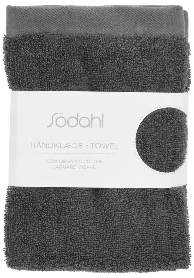 Tmavosivá froté bavlnená osuška 70x140 cm Comfort – Södahl