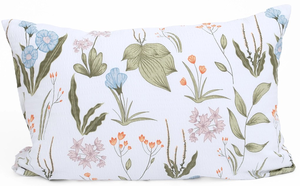 Krepová obliečka na vankúš Renforcé 40 × 60 cm - Carlotta biela