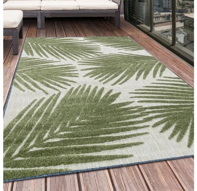 Ayyildiz Kusový koberec BAHAMA 5155, Zelená Rozmer koberca: 140 x 200 cm