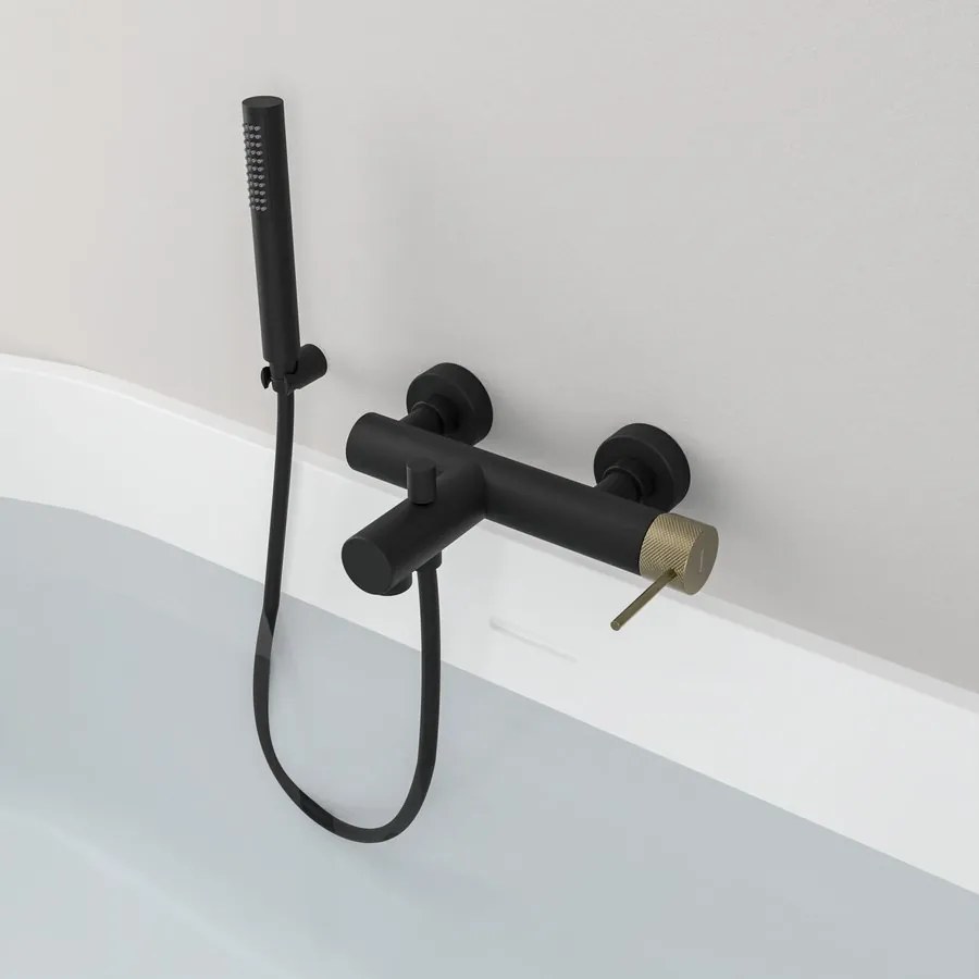 Sapho Sapho, ULTRASAN stojanková umývadlová batéria, čierná mat, UT007VB