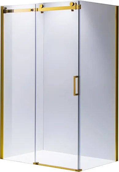 BPS-koupelny Obdĺžnikový sprchový kút HYD-OK203C 120x80 zlatý/transparent - bez vaničky