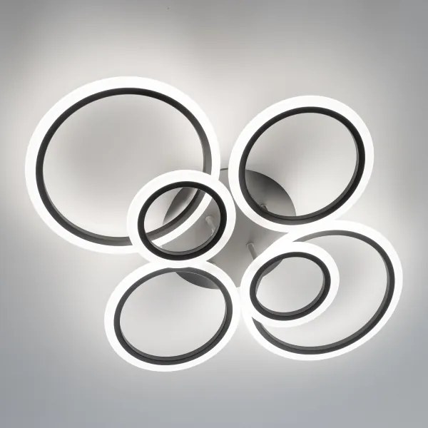 Brilagi - LED Stmievateľný prisadený luster ORBITS LED/85W/230V 3000-6500K antracit + DO