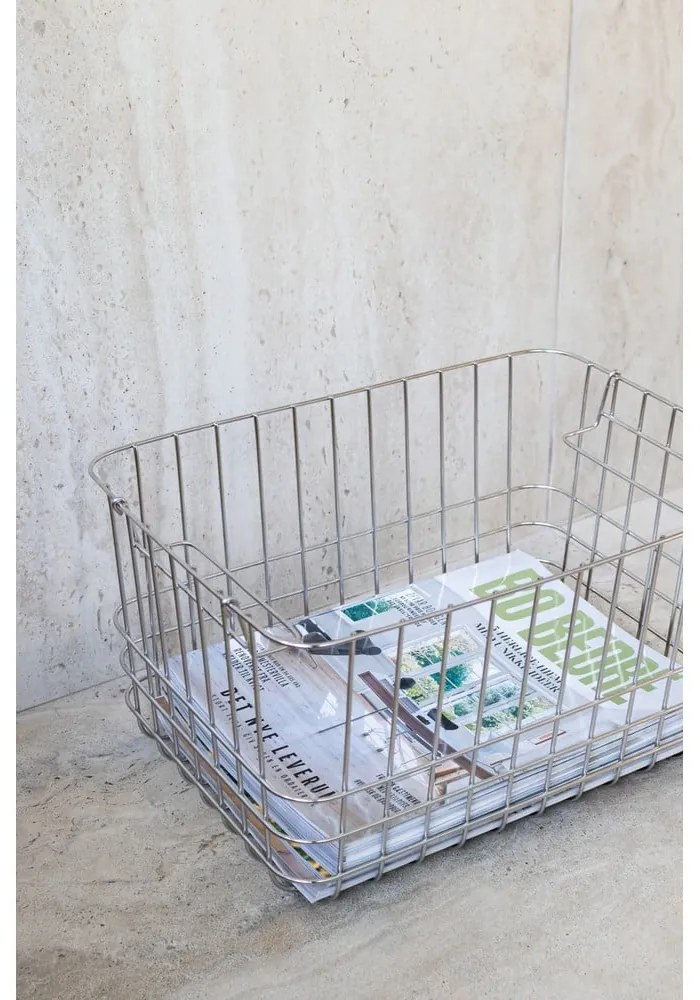 Drôtený kovový košík 37x26x20 cm Store It – Mette Ditmer Denmark