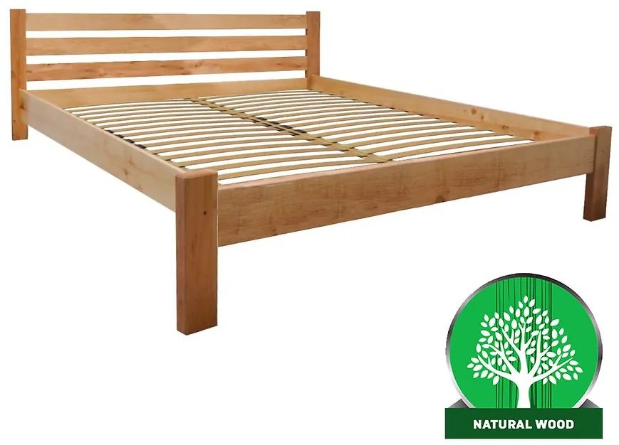 Posteľ Ewa 160 dreva jelša nature