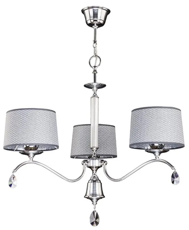 Jupiter 1603 - EG 3 CH - Krištáľový luster EGIDA 3xE27/60W