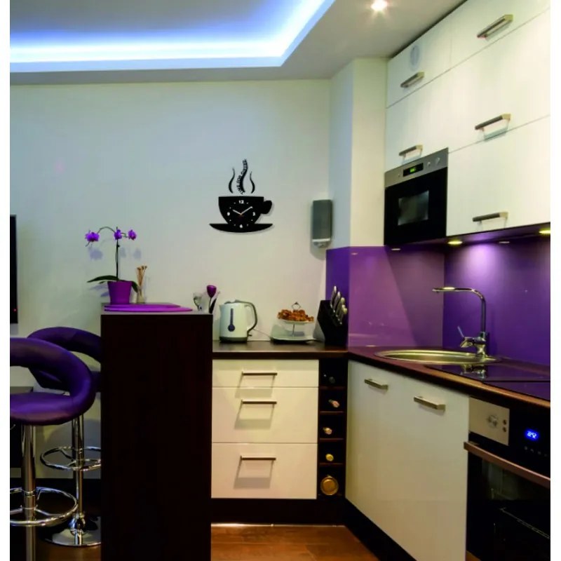 Hodiny na stenu káva ako obrat I SENTOP FL-z16 2021