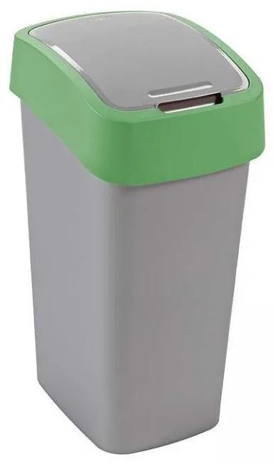 Odpadkový koš FLIPBIN 45 l - zelený CURVER