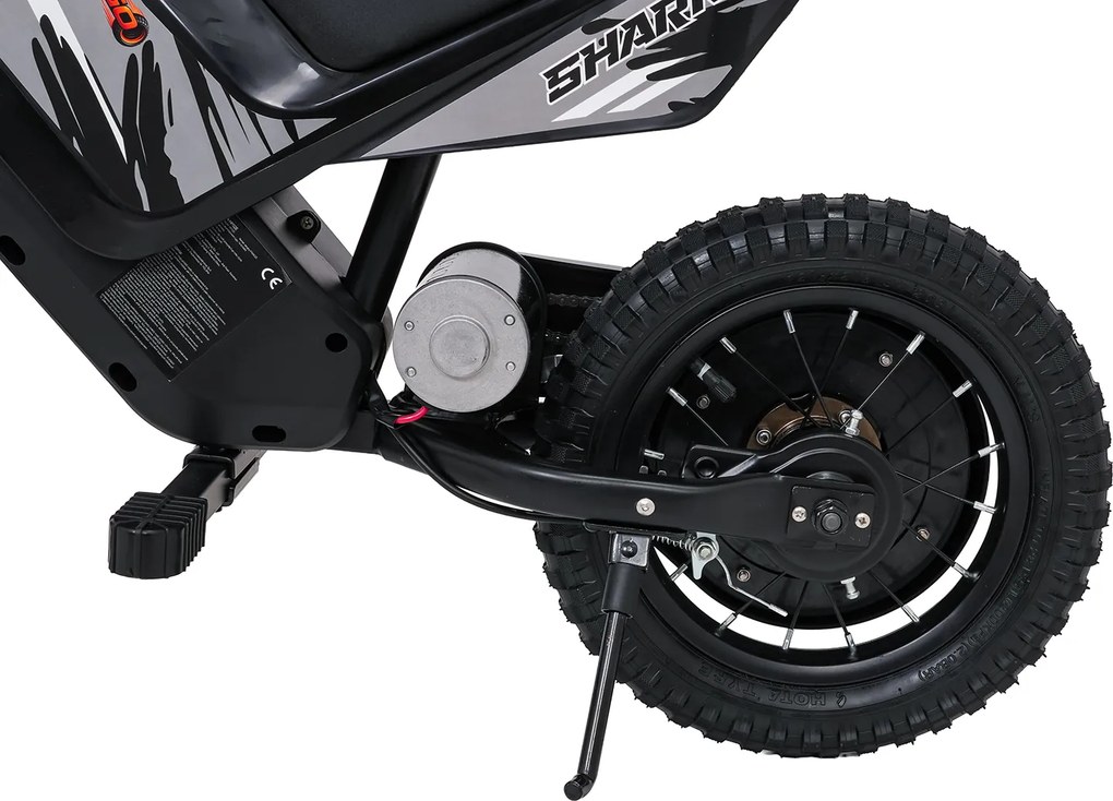 Ramiz Detský elektrický motocykel SHARK čierny