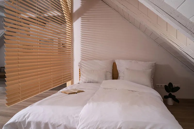 Okenné žalúzie - svetlohnedé Dĺžka žalúzií: 130 cm, Šírka žaluzie: 80 cm