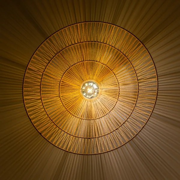 Brilagi - LED Prisadený luster CERIA BOHO 1xE27/40W/230V pr. 70 cm hnedá