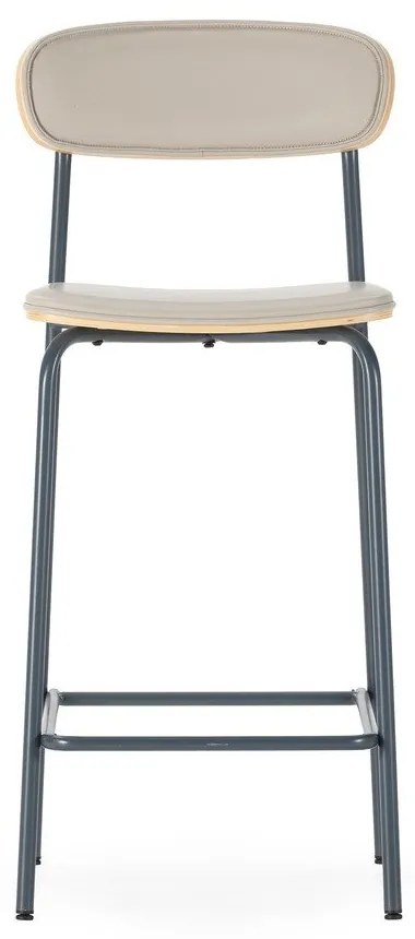 Béžové čalúnené barové stoličky v súprave 2 ks (výška sedadla 65,5 cm) Saula – Marckeric