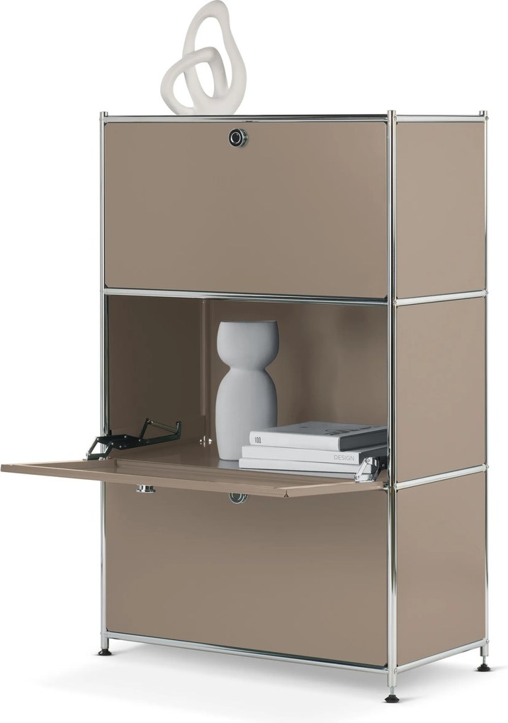 Kovový regál »CN3« s 3 priehradkami