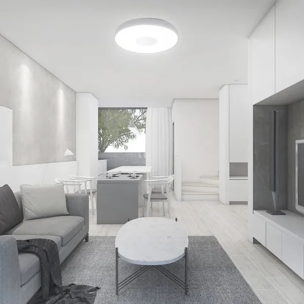 LED Stmievateľné stropné svietidlo LED/40W/230V 3000-6500K 39 cm biela + DO