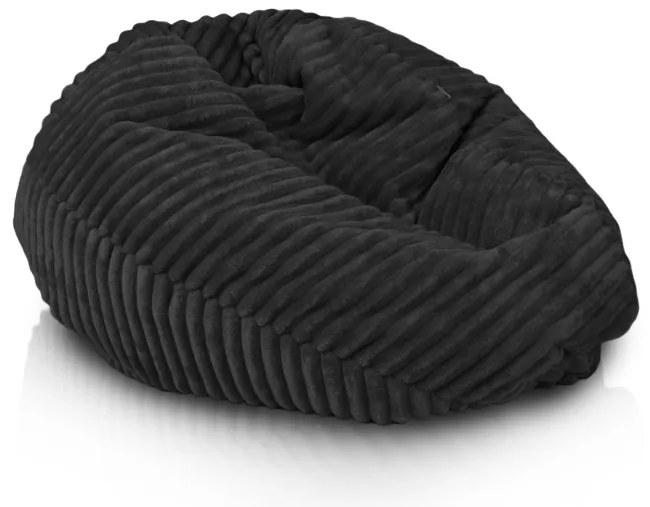 Sedací vak SAKO čierny stripe