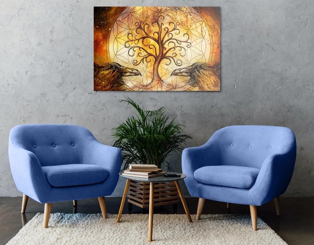 Obraz magický strom života - 120x80
