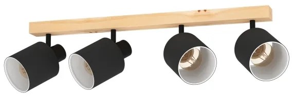 Eglo 99492 - Bodové svietidlo BATALLAS 4xE27/10W/230V