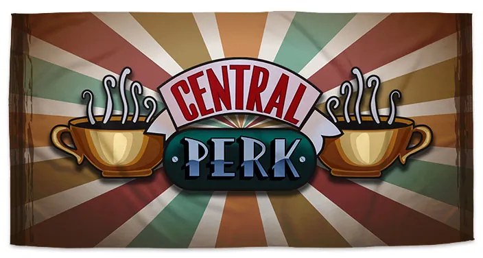 Sablio Uterák Seriál Priatelia CENTRAL PERK Abstrakcia - 50x100 cm