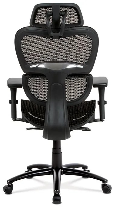 Autronic BONTEC Kancelárska stolička, synchrónny mechanizmus, čierna sieťovina, KA-A188 BK Farba: Čierna