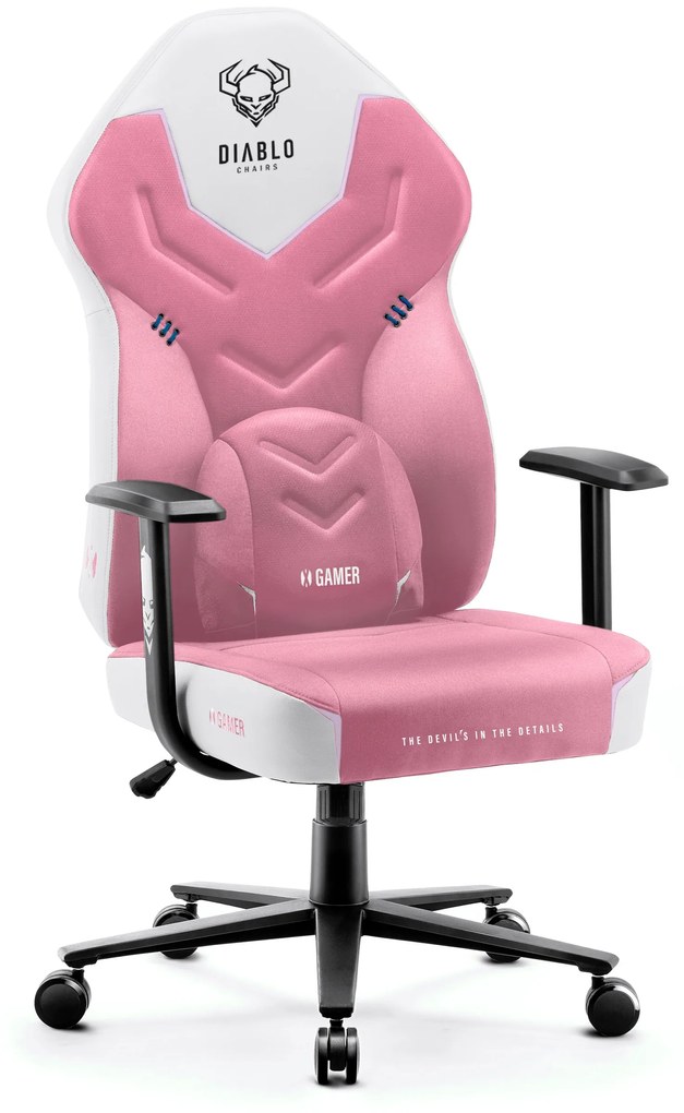 Herné kreslo Diablo X-Gamer 2.0 Normal Size, Marshmallow Pink/ ružové