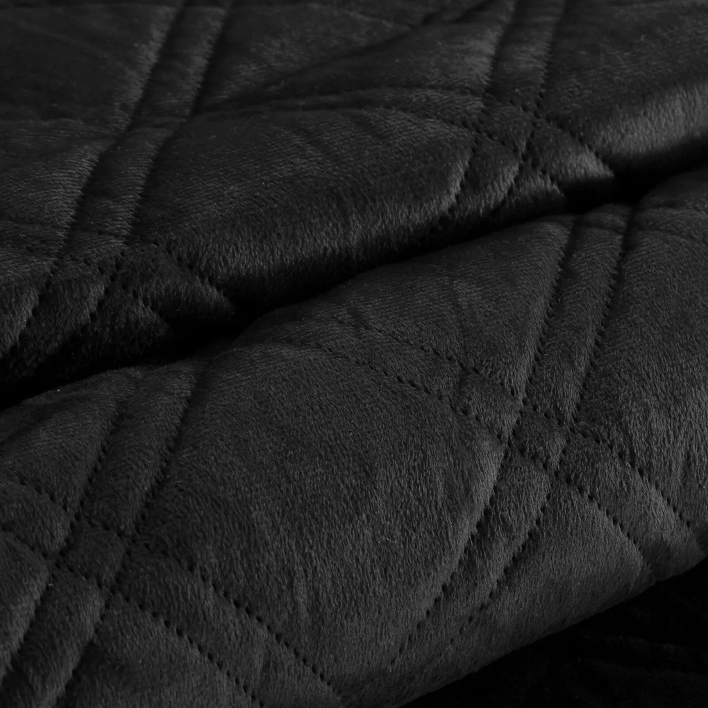 PREHOZ NA POSTEĽ LUIZ8 200X220 CM ČIERNY