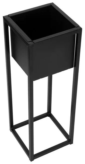 Stojan na kvety CONCOVE čierny 60 cm