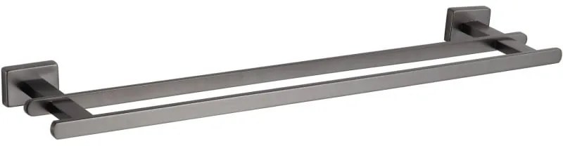 Mexen Arno, 2-ramenný vešiak na uteráky, grafitová, 7020725-66