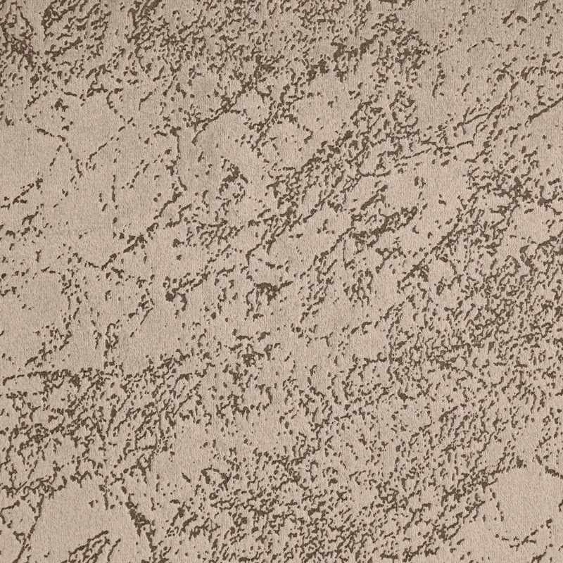 Tmavo béžový zamatový záves RIVA s mramorovým vzorom 140x270 cm