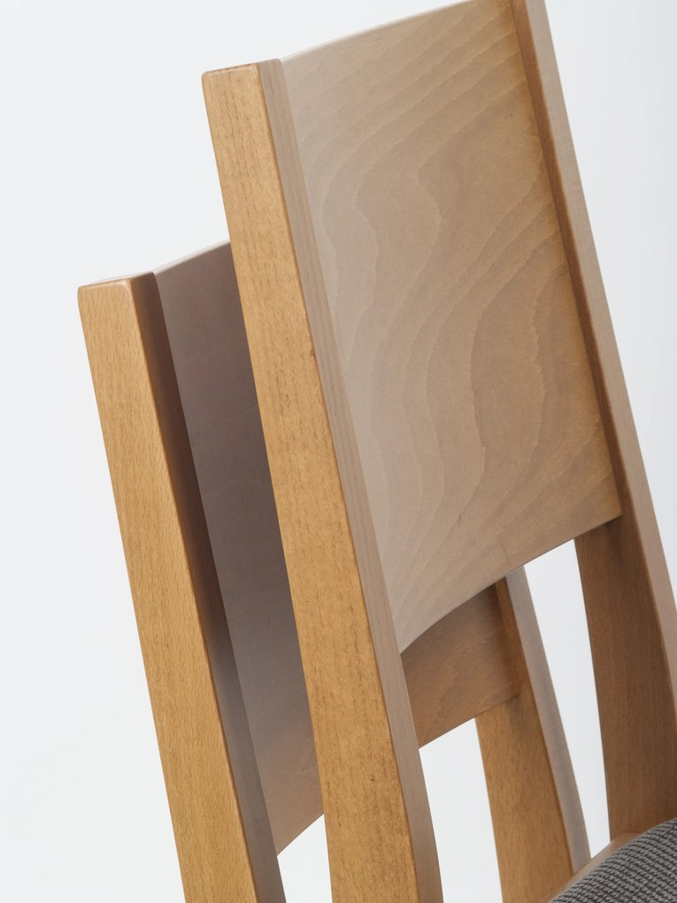 Stima stohovatelná stolička ALEX Vyberte látku ->: MIRON terracotta 22, Odtieň / morenie: Wengé