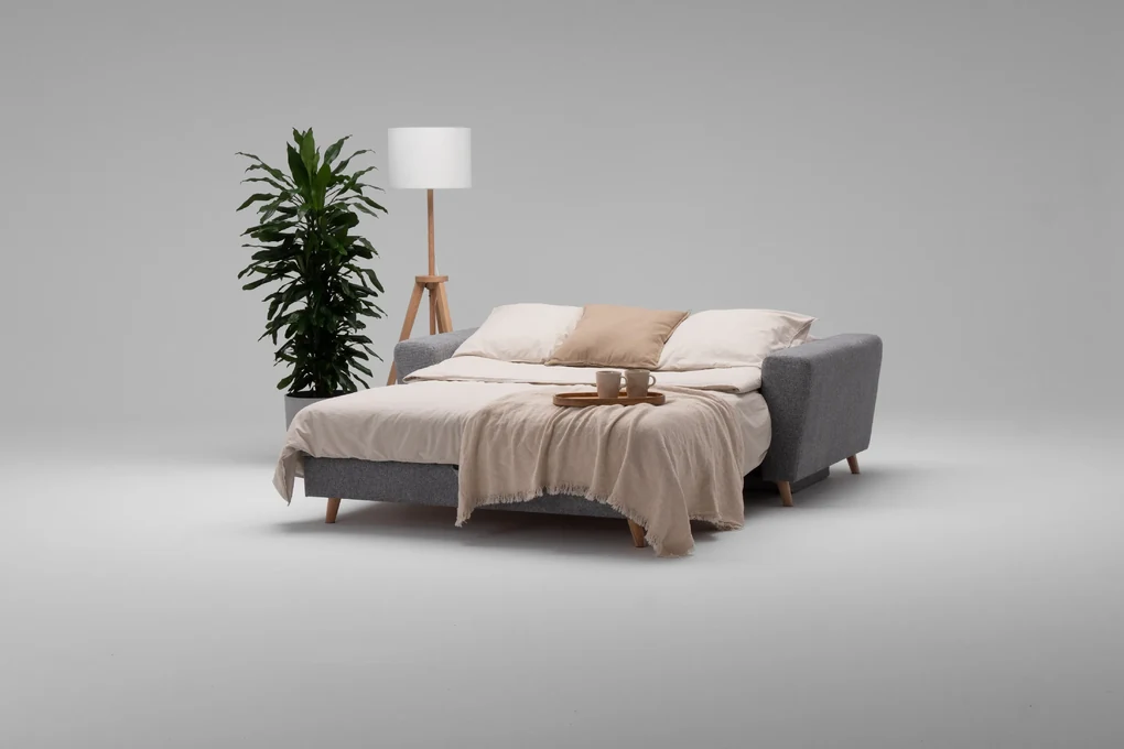 PROXIMA.store - Rozkladacia pohovka MADERA 160x200 DRUH LÁTKY: PIANO - 18