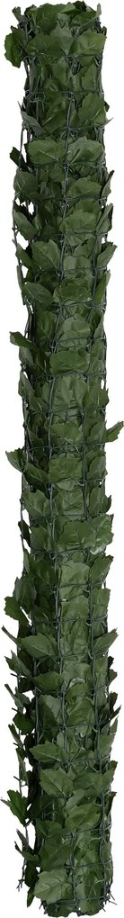 Outsunny Umelý brečtanový plot dekorácia, 3L x 1,5H m, realistický, anti-UV, tmavozelený | Aosom