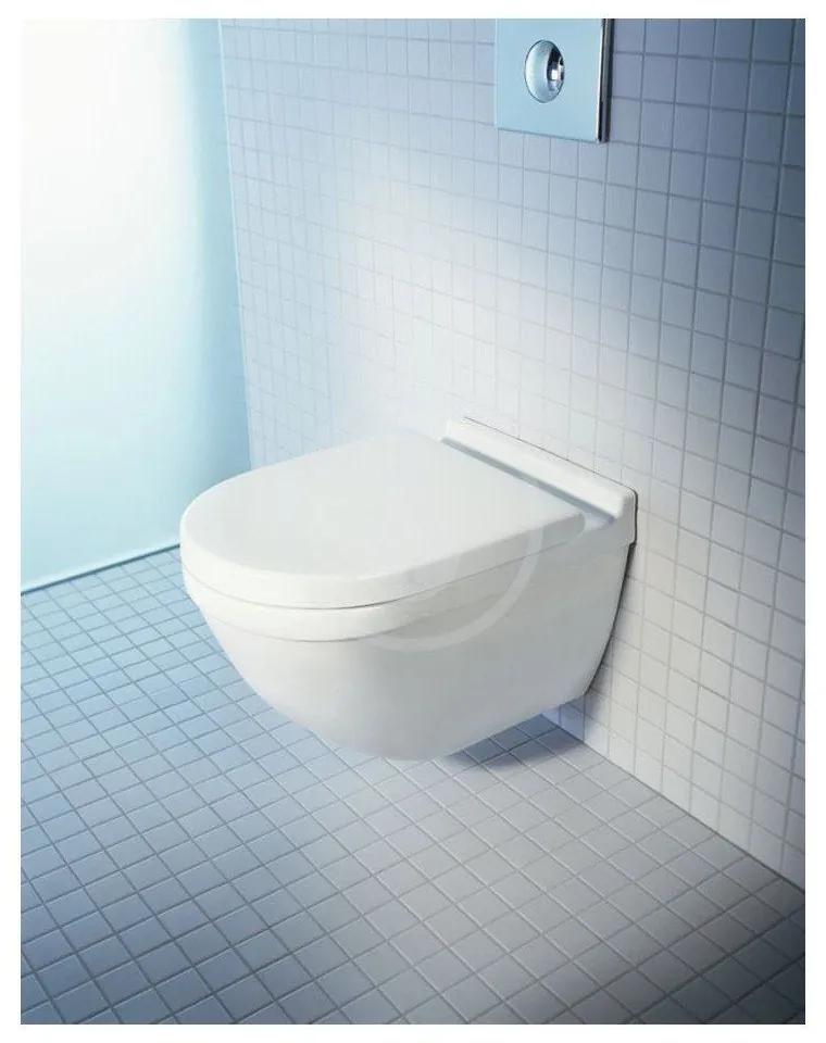 DURAVIT Starck 3 závesné WC, sedadlo SoftClose, Rimless, biela, 45270900A1